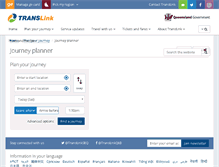 Tablet Screenshot of jp.translink.com.au